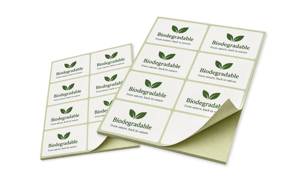 biodegradable sheet labels