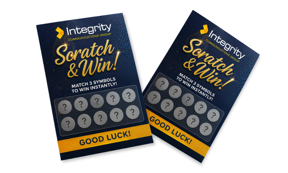 icg business event scratch cards