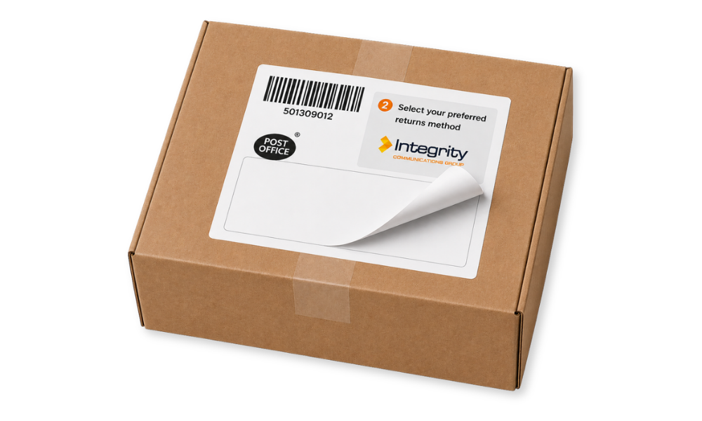 integrated labels delivery and shipping