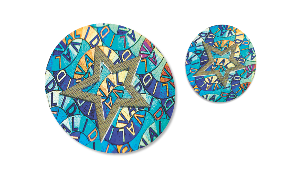 holographic security print features