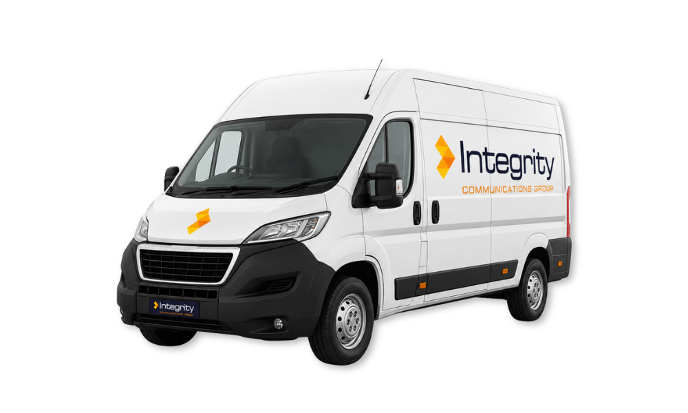 icg branded delivery van