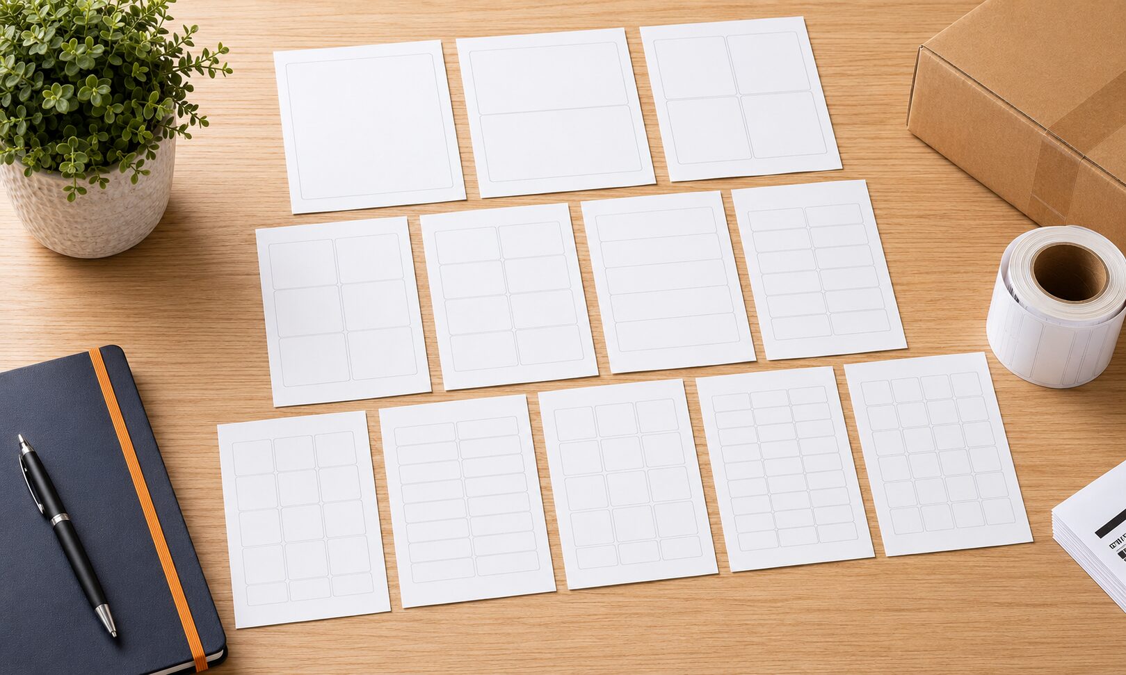 printer label range