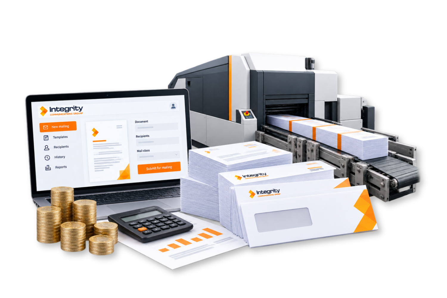 saving cost hybrid mail