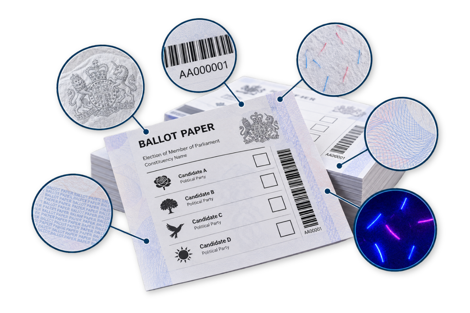 secure printing security features